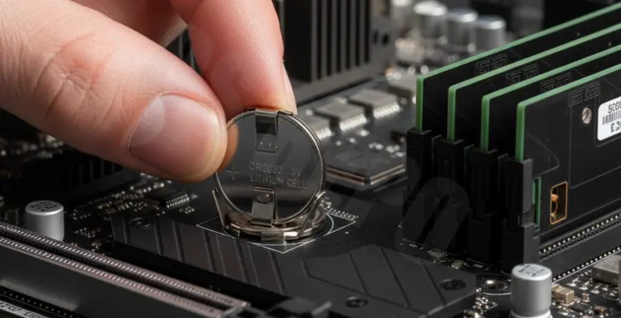 Troubleshooting a motherboard BIOS battery draining fast.
