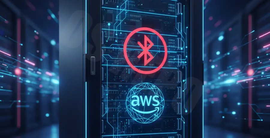 AWS EC2 Bluetooth pairing failed error visualization.