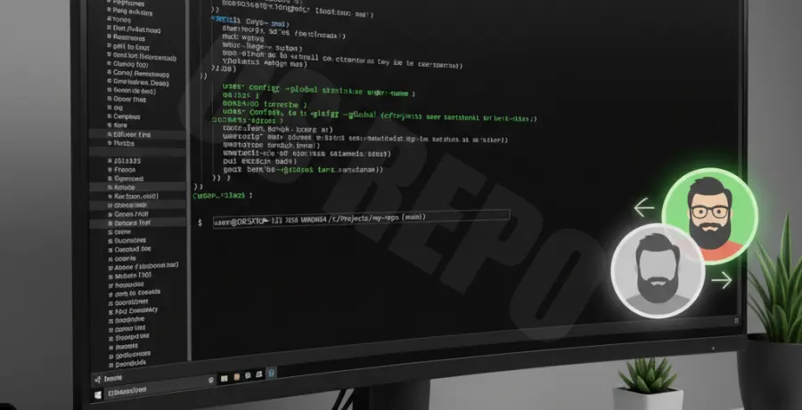 How to change GitHub account in Git Bash troubleshooting guide.