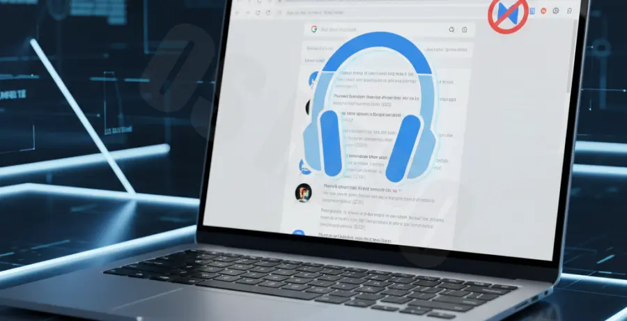 Troubleshooting Chrome Bluetooth audio connection issues on a laptop.