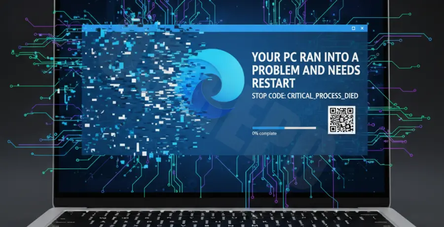 Troubleshooting Microsoft Edge Blue Screen errors by disabling hardware acceleration.