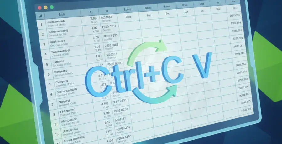 Screenshot of Excel 365 showing a slow progress bar during a copy and paste operation.