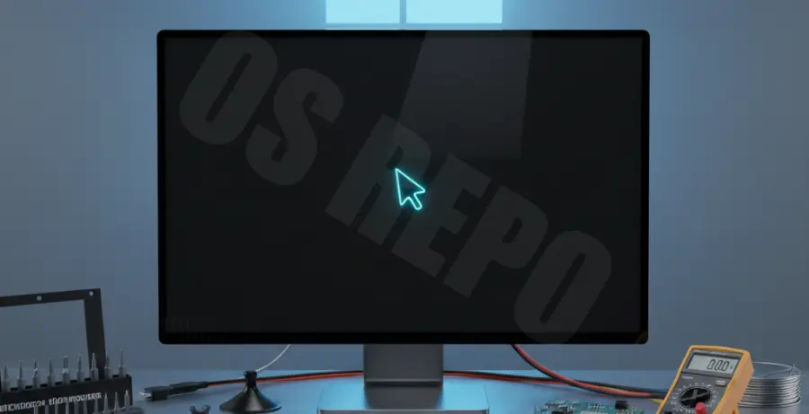 Troubleshooting a Windows 10 black screen after a GPU driver update.