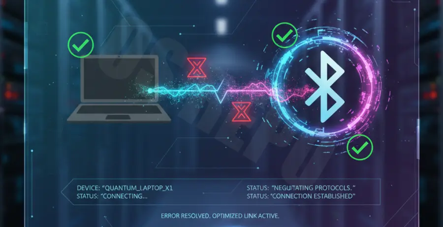 Web Bluetooth API pairing error fix illustration.