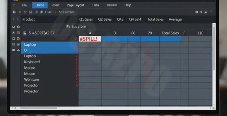 How To Fix Excel Error #Spill! [Solved]