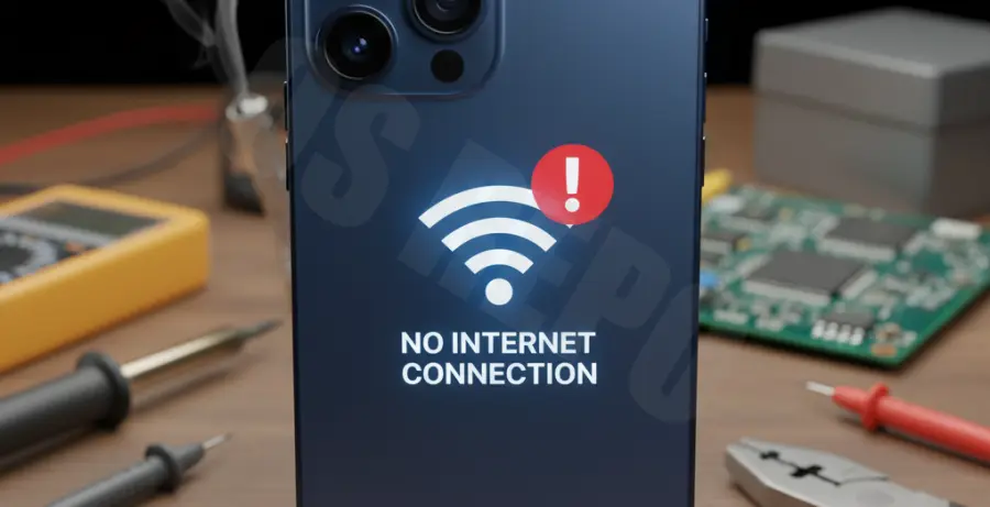 iPhone 16 Pro Wi-Fi connection error troubleshooting guide.