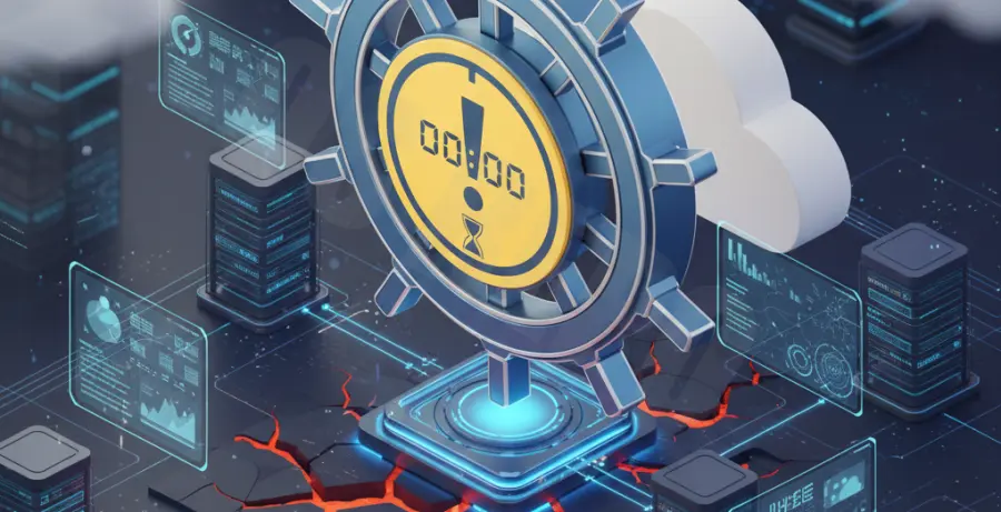 A technical diagram showing a Kubernetes PVC stuck in pending status.