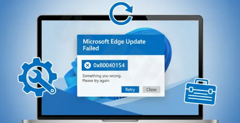 How To Fix Microsoft Edge Update Error 0X80040154 [Solved]