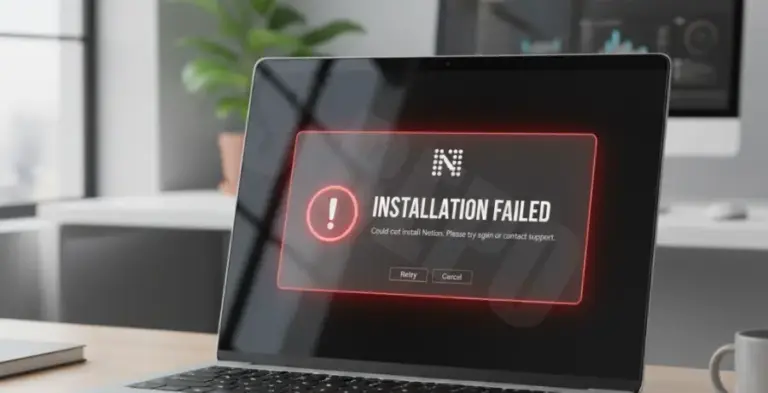 How To Fix Notion Installation Error Squirrel Setup [Solved]