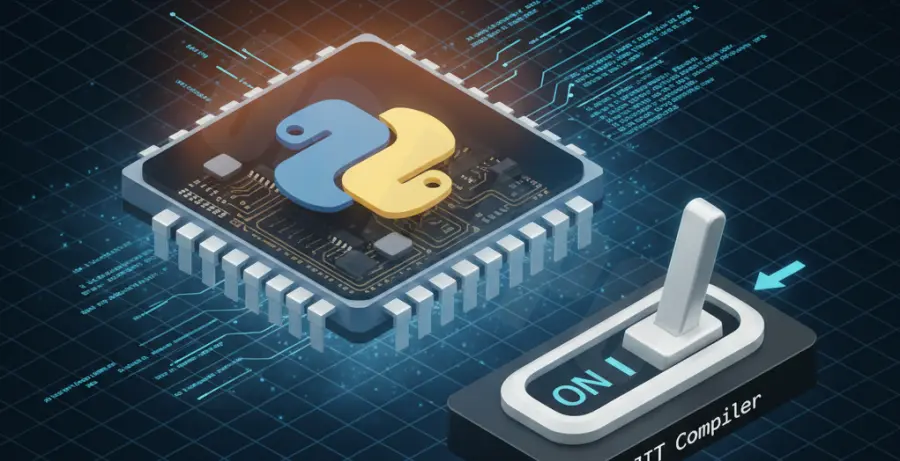 Python 3.13 high power usage fix showing JIT compiler being disabled to reduce CPU heat.