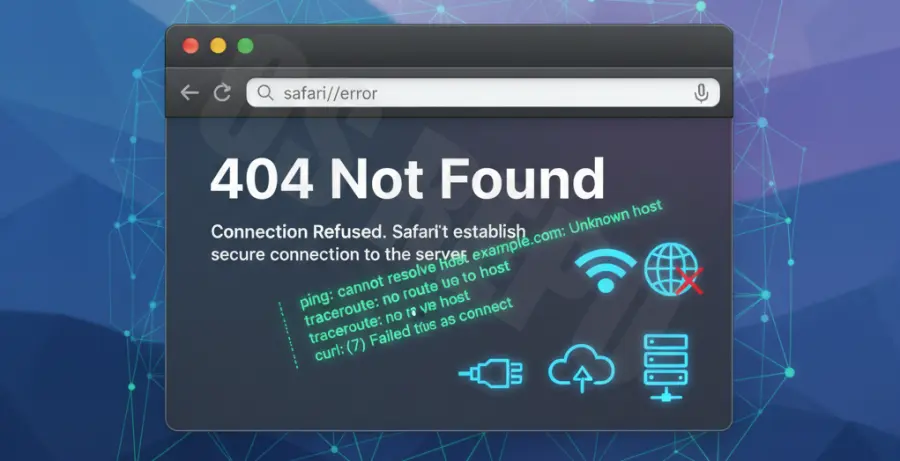 Troubleshooting Safari localhost connection refused error on a Mac.