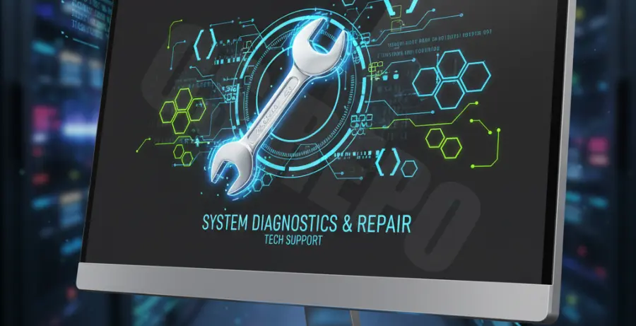Troubleshooting a Windows 10 black screen issue on a computer monitor.