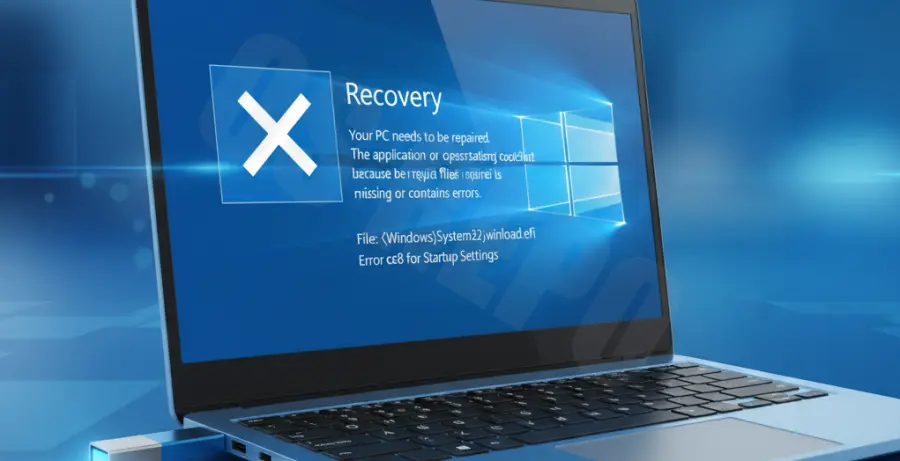 Windows 10 Error 0x80042405 Media Creation Tool fix on a laptop with USB drive.