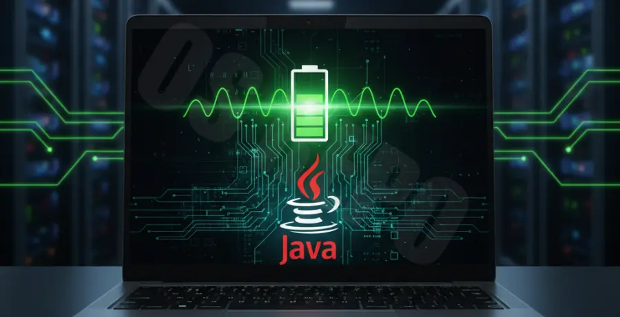 Java 21 energy optimization and power consumption reduction guide.