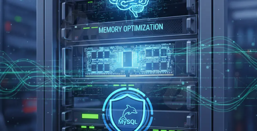 Increasing MySQL innodb_buffer_pool_size to prevent database crashes.