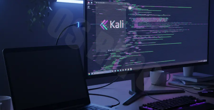 Kali Linux screen flickering on an external monitor connected via HDMI cable.