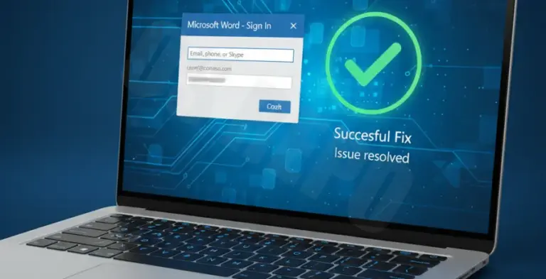 Microsoft Word Credentials Not Working Fix [Solved]