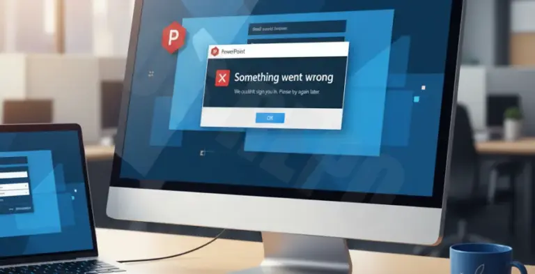 Powerpoint Sign In Failed Something Went Wrong [Solved]