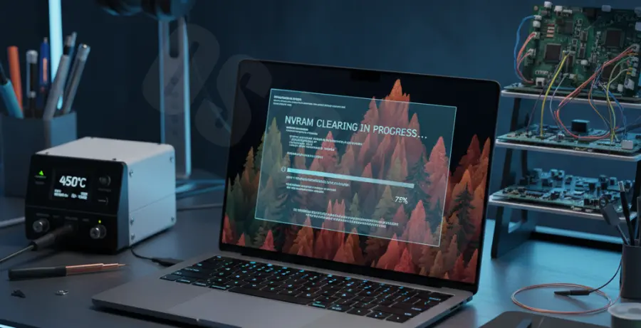 How to reset NVRAM on macOS Sequoia to fix black screen issues.