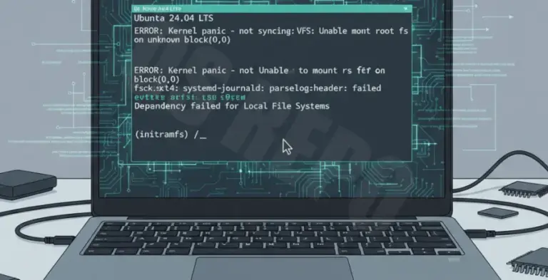 Ubuntu 24.04 Black Screen Blinking Underscore [Solved]