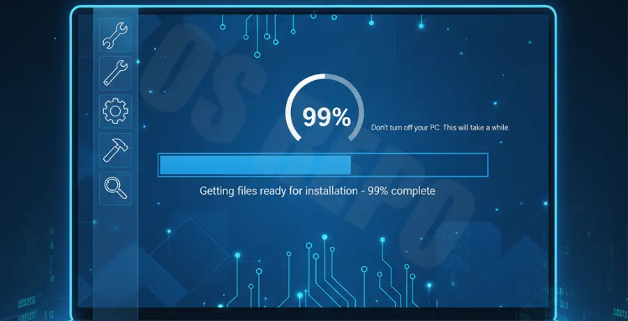 Windows 10 update not responding troubleshooting guide visual.